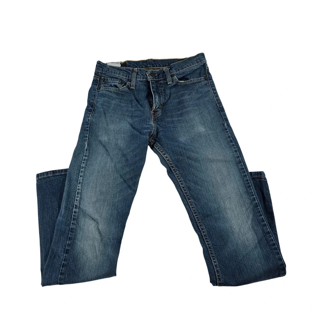 Levis 510 skinny fit Jeans Mens 29x30 Dark Wash Blue Denim Stretch Pants 14463